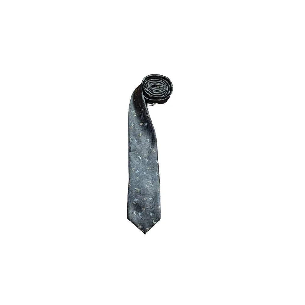 Vintage Stagg Boy's Green Starry Night Tie